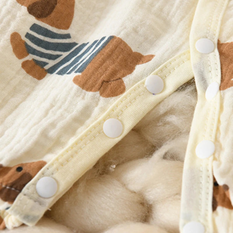 Gauze Overall Romper