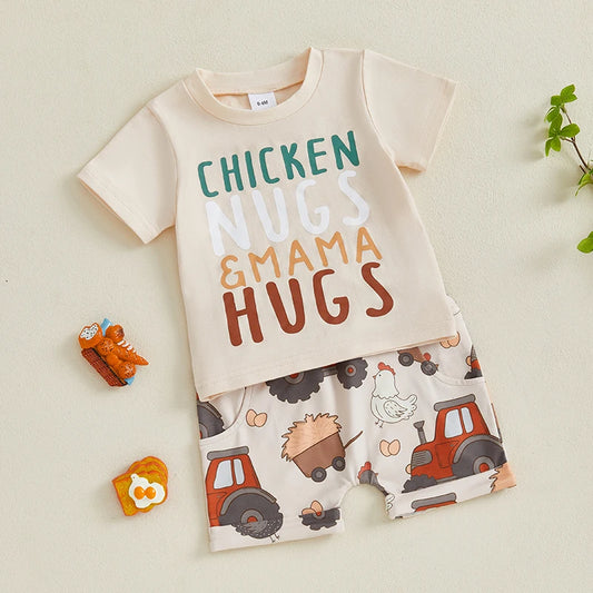 Chicken Nugs + Mama Hugs Outfit