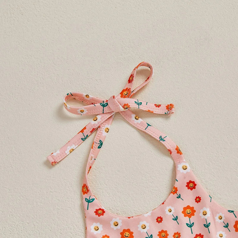 Floral bell bottom jumpsuit