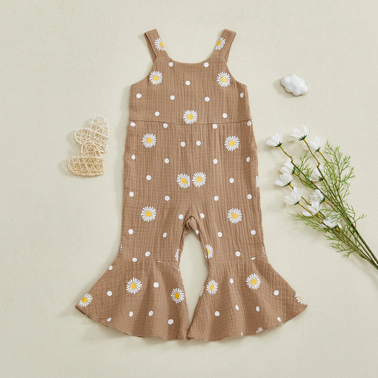 Girl's Daisy Print Jumper