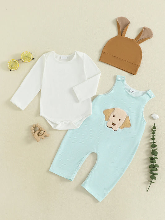 Long Sleeve Romper with Doggie