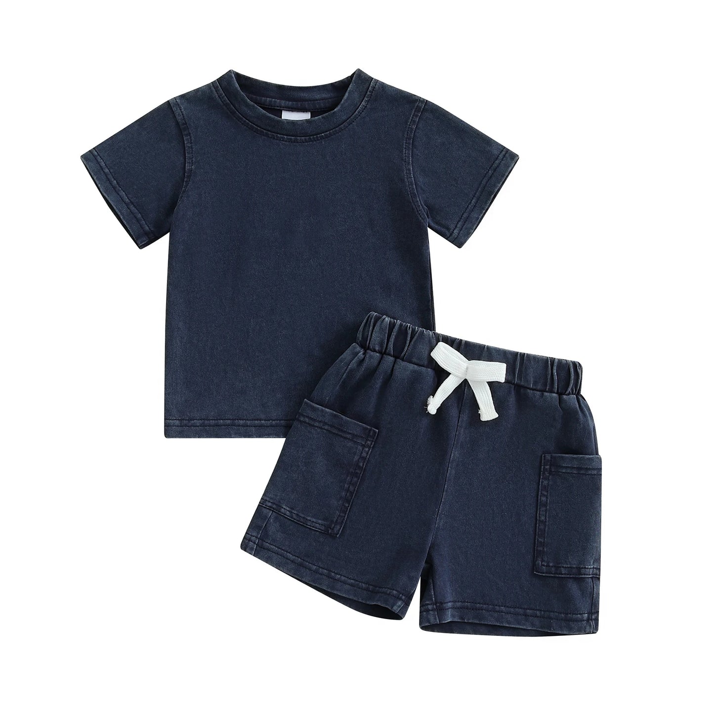 Boy's Short Sleeve Loose Fit Set