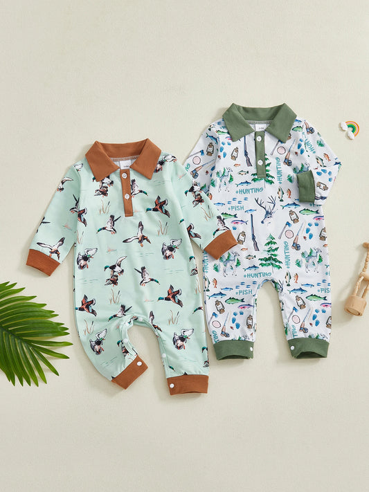 Mallard Collared Jumpsuit