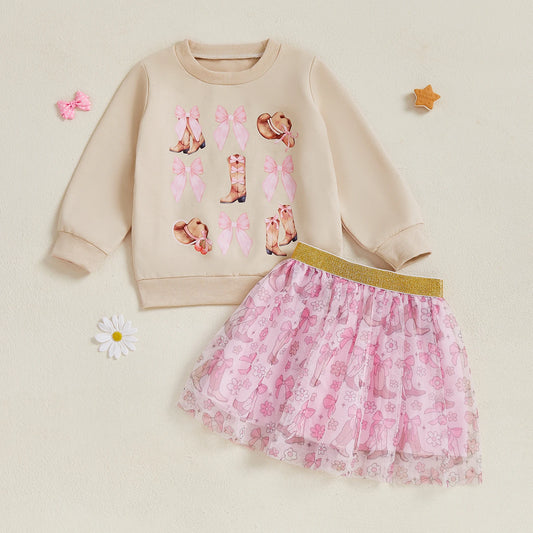 Boots + Bows Outfit