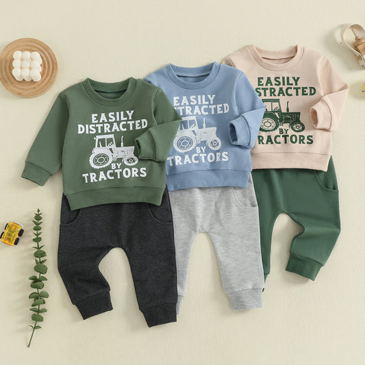 Boy's Tractor Sweatsuit