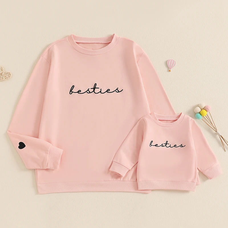 Mommy and Me Besties Sweatshirt Set