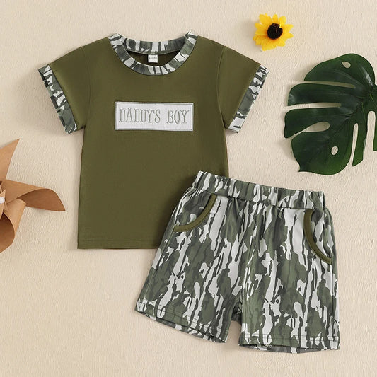 Daddy's Boy Camo Outfit