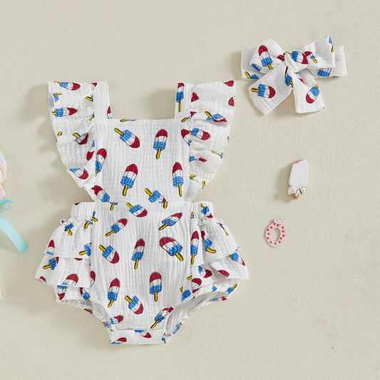 Bomb Pop Ruffle Romper