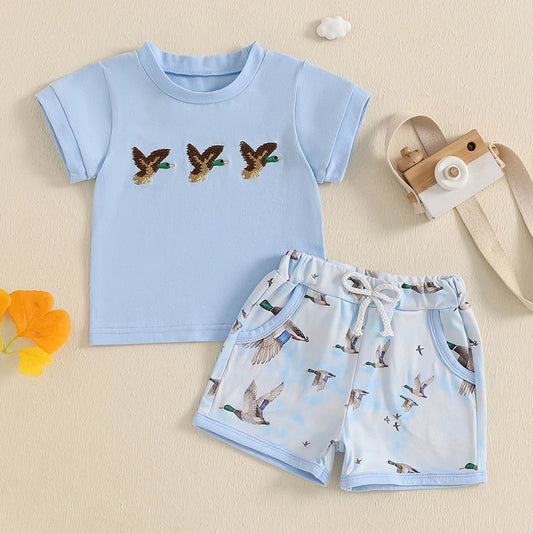 Mallard Outfit top + shorts