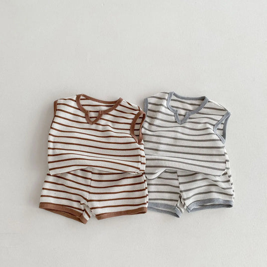 Striped Tee + Shorts