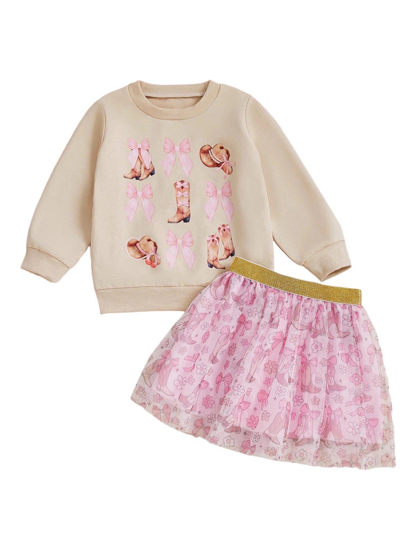 Boots + Bows Outfit